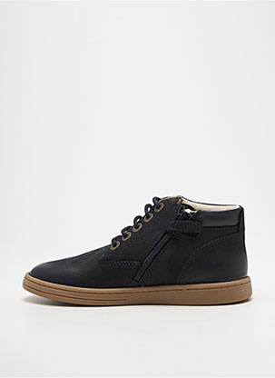Botine/ghete branț detașabil vârf rotund negru KICKERS băiat