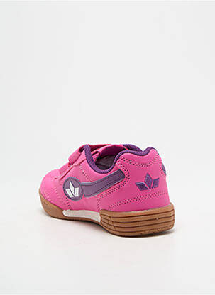 Adidași material neted vârf rotund roz LICO fată
