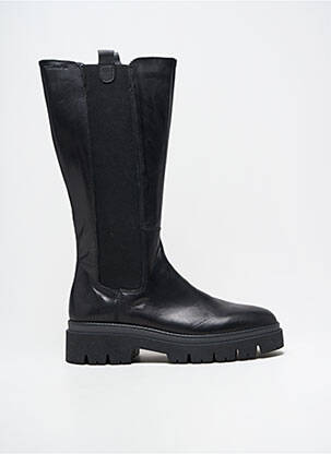 Botine/ghete material neted toc de 4 la 6 cm negru TAMARIS femeie