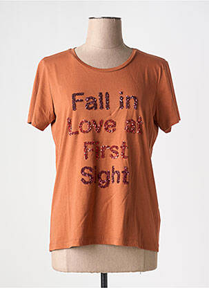 Tricou portocaliu CREAM femeie