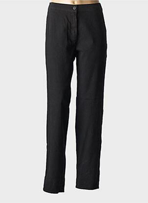Pantalon drept elasticitate mărime normală negru MES SOEURS ET MOI femeie
