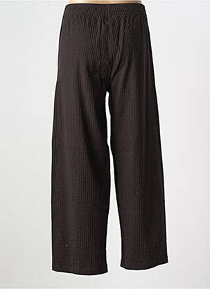 Pantalon drept talie elastică mărime normală maro MES SOEURS ET MOI femeie