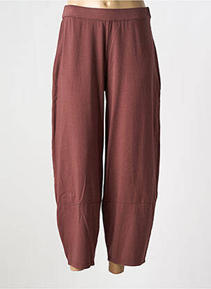 Pantalon drept elasticitate mărime normală maro MES SOEURS ET MOI femeie
