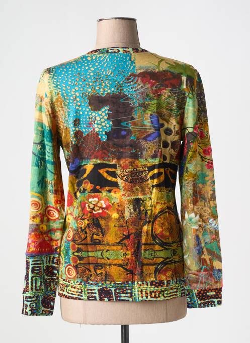 Vestă cu mâneci lungi verde ORIENTIQUE NATURALLY femeie