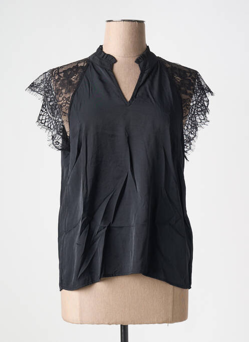 Top negru CREAM femeie