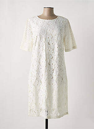 Rochie midi bej FLEUR DE SEL femeie