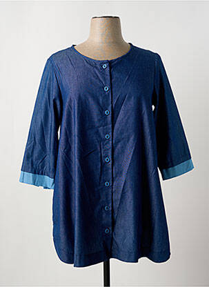 Tunică mâneci lungi albastru G!OZE femeie