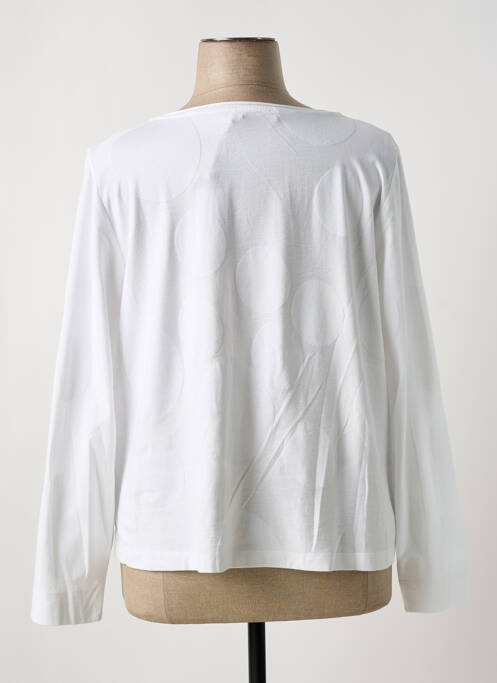 Vestă cu mâneci lungi alb VETONO femeie