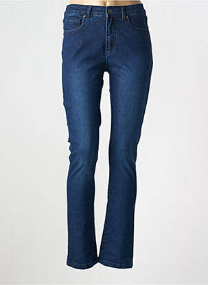 Blugi cu croială slim albastru ORIENTIQUE NATURALLY femeie