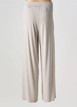 Pantalon larg croială fluidă bej LOTUS EATERS femeie