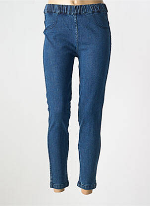 Blugi cu croială slim țesătură denim albastru ORIENTIQUE NATURALLY femeie