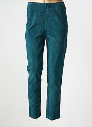 Pantalon slim talie elastică albastru ORIENTIQUE NATURALLY femeie