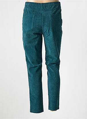Pantalon slim talie elastică albastru ORIENTIQUE NATURALLY femeie