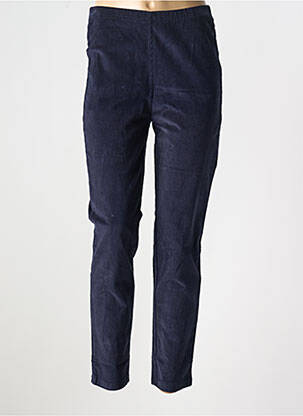 Pantalon slim talie elastică albastru închis ORIENTIQUE NATURALLY femeie