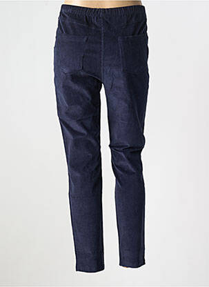 Pantalon slim talie elastică albastru închis ORIENTIQUE NATURALLY femeie