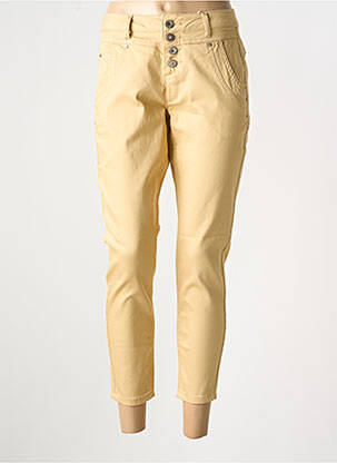 Pantalon 7/8 buzunare bej CREAM femeie