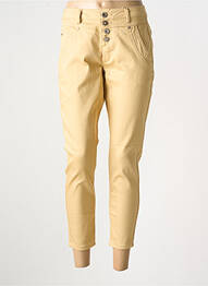 Pantalon 7/8 buzunare bej CREAM femme