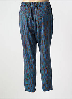 Pantalon drept talie elastică albastru CREAM femeie