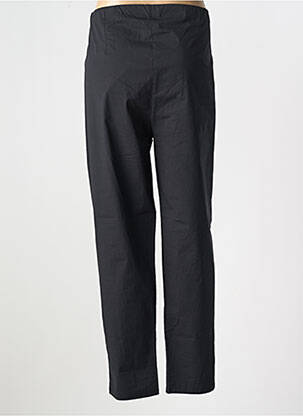 Pantalon drept talie elastică negru ORIENTIQUE NATURALLY femeie