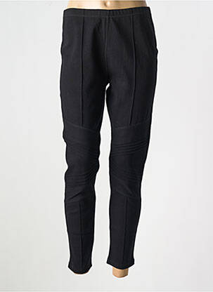 Pantalon slim talie elastică negru ORIENTIQUE NATURALLY femeie