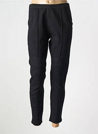 Pantalon slim talie elastică negru ORIENTIQUE NATURALLY femeie