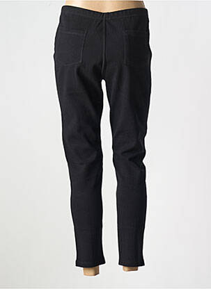Pantalon slim talie elastică negru ORIENTIQUE NATURALLY femeie