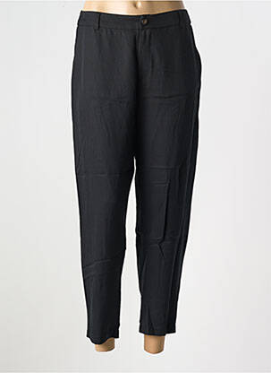 Pantalon 7/8 închidere cu fermoar sub clapetă cu nasturi negru LOTUS EATERS femeie