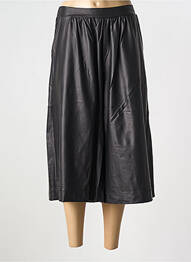 Pantalon trei sferturi croială dreaptă negru LOTUS EATERS femeie