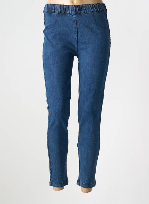 Blugi cu croială slim albastru ORIENTIQUE NATURALLY femeie