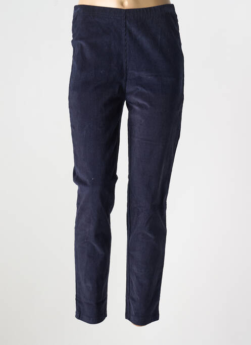 Pantalon slim albastru închis ORIENTIQUE NATURALLY femeie