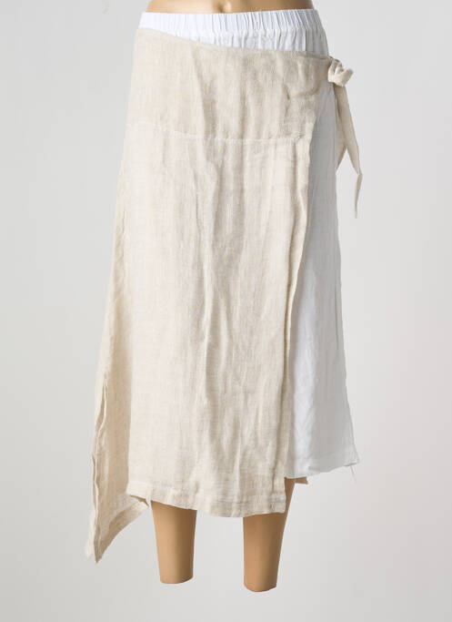 Pantalon trei sferturi talie elastică bej LOTUS EATERS homme