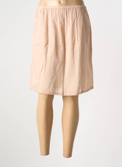 Fustă midi bej ORIENTIQUE NATURALLY femeie