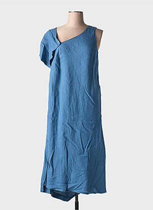 Rochie midi mâneci scurte mâneci scurte albastru LOTUS EATERS femeie