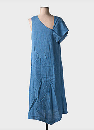 Rochie midi mâneci scurte mâneci scurte albastru LOTUS EATERS femeie