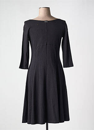 Rochie midi mâneci 3/4 mâneci 3/4 negru BORIS INDUSTRIES femeie