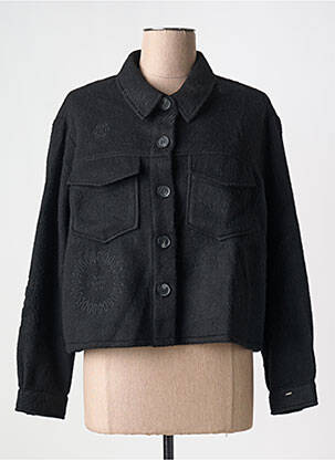Jachete casual croială dreaptă negru CREAM femeie