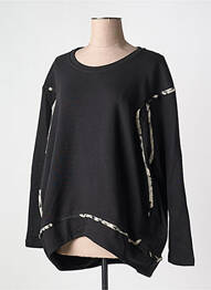 Pulover guler rotund mâneci lungi negru URBAN BY ALEMBIKA femeie