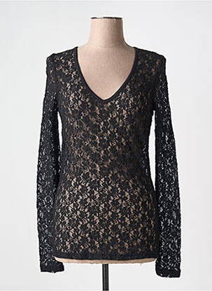 Tricou mâneci lungi mâneci lungi negru MYRINE femeie