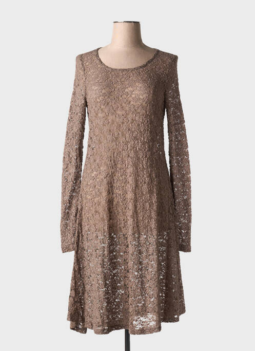 Rochie midi maro MYRINE femeie