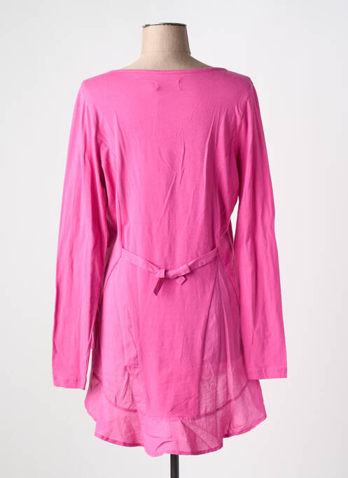 Tunică mâneci lungi roz MYRINE femeie