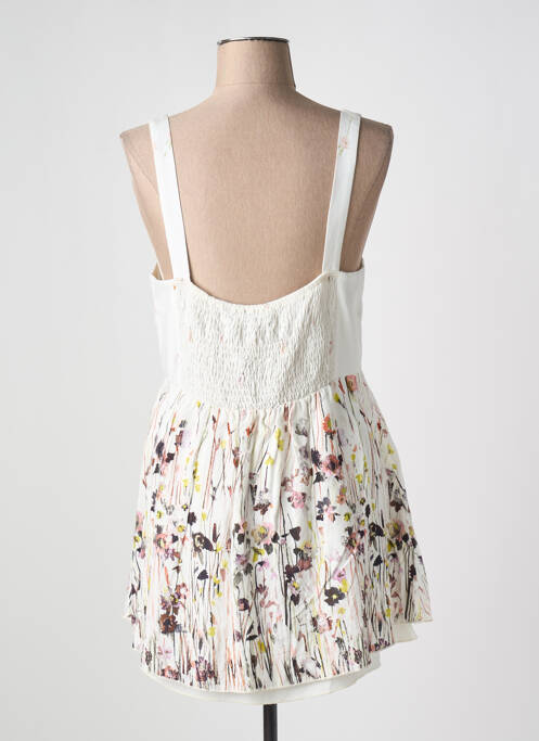 Tunică fără mâneci alb MYRINE femeie