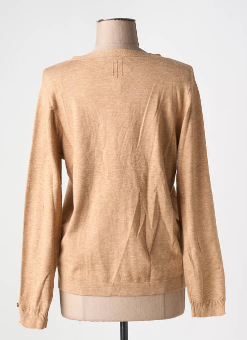 Vestă cu mâneci lungi maro CREAM femeie