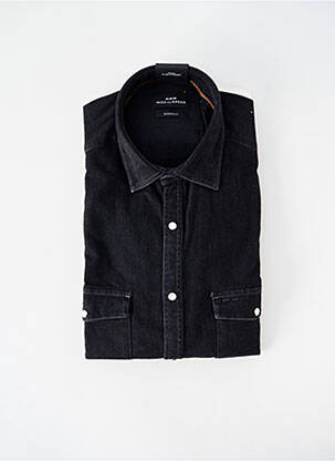 Cămașă cu mâneci lungi negru MISE AU GREEN bărbat