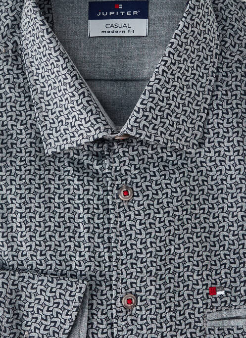 Cămașă cu mâneci lungi gri JUPITER bărbat