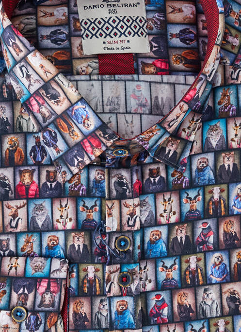 Cămașă cu mâneci lungi albastru DARIO BELTRAN bărbat