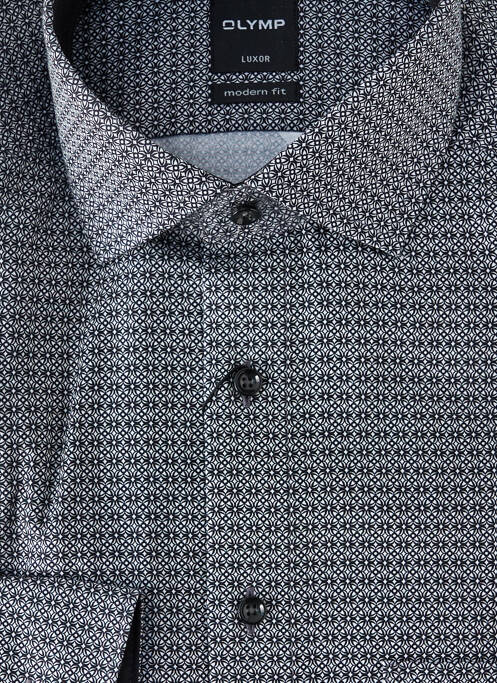 Cămașă cu mâneci lungi negru OLYMP bărbat