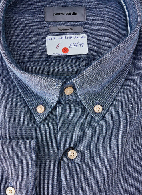 Cămașă cu mâneci lungi albastru PIERRE CARDIN bărbat