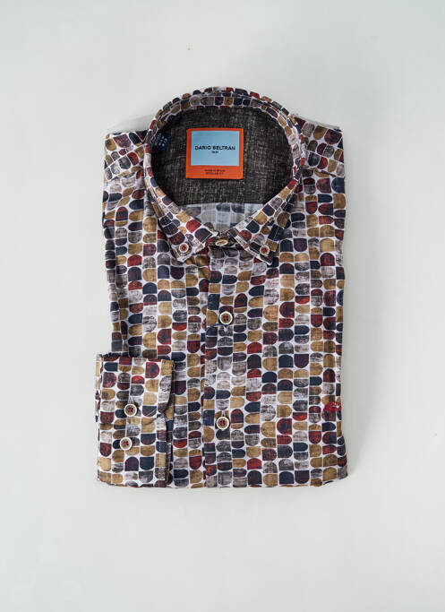 Cămașă cu mâneci lungi maro DARIO BELTRAN bărbat