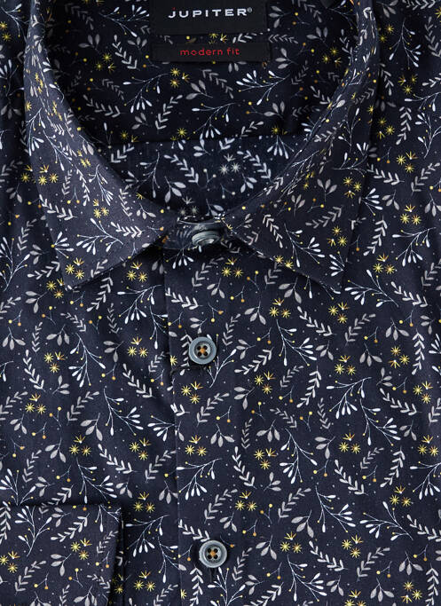 Cămașă cu mâneci lungi negru JUPITER bărbat