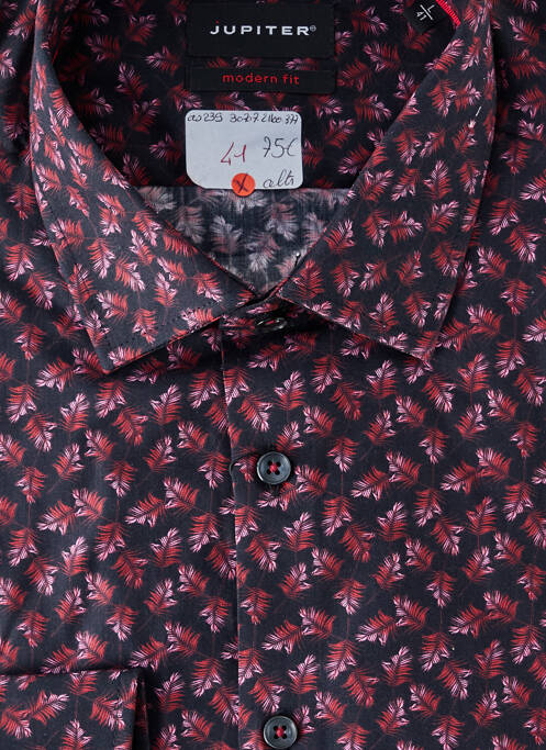 Cămașă cu mâneci lungi negru JUPITER bărbat